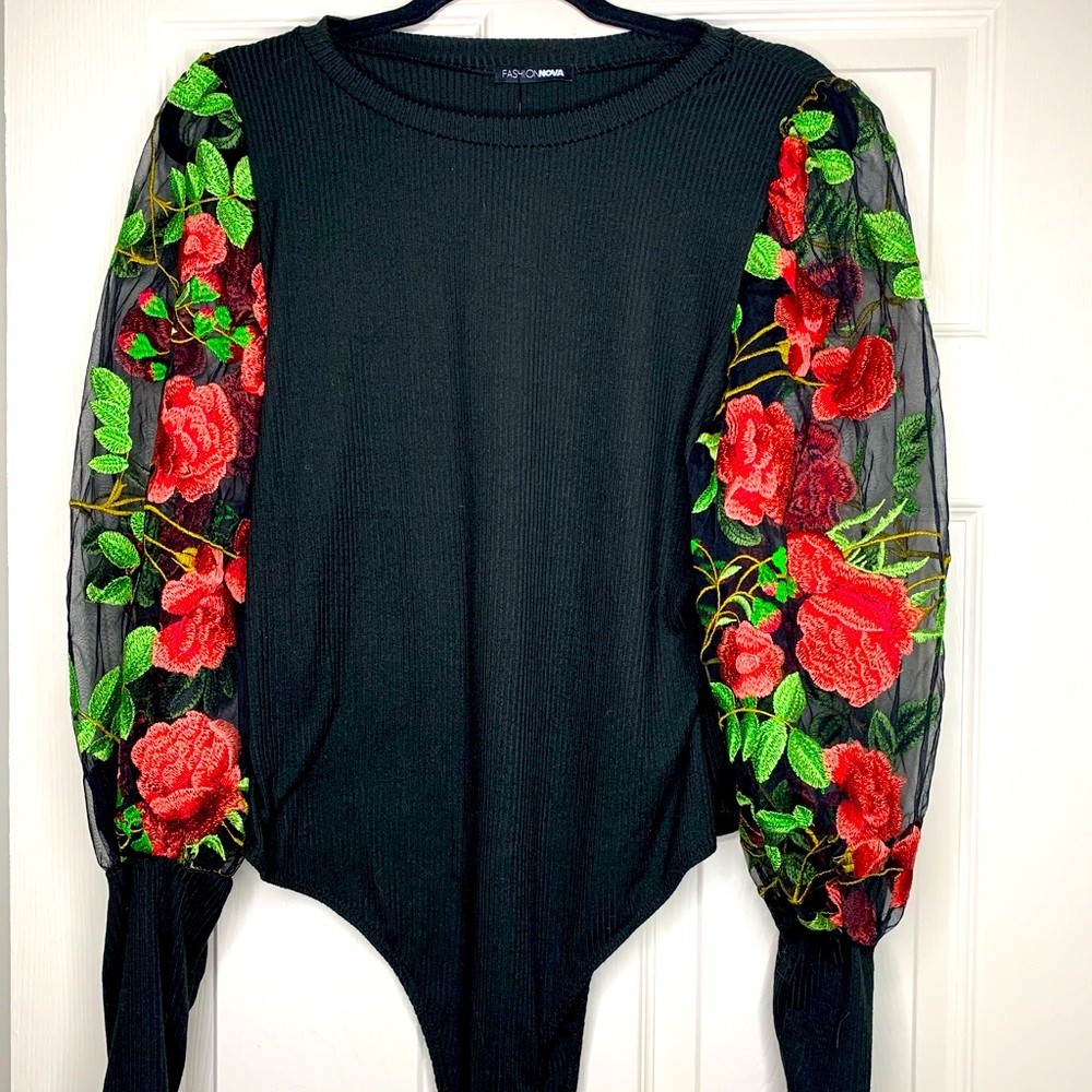 Fashion Nova’s Flower Affair Bodysuit
